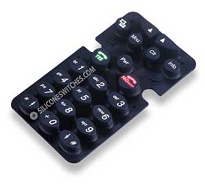 Laser Etched Conductive Rubber Keypads